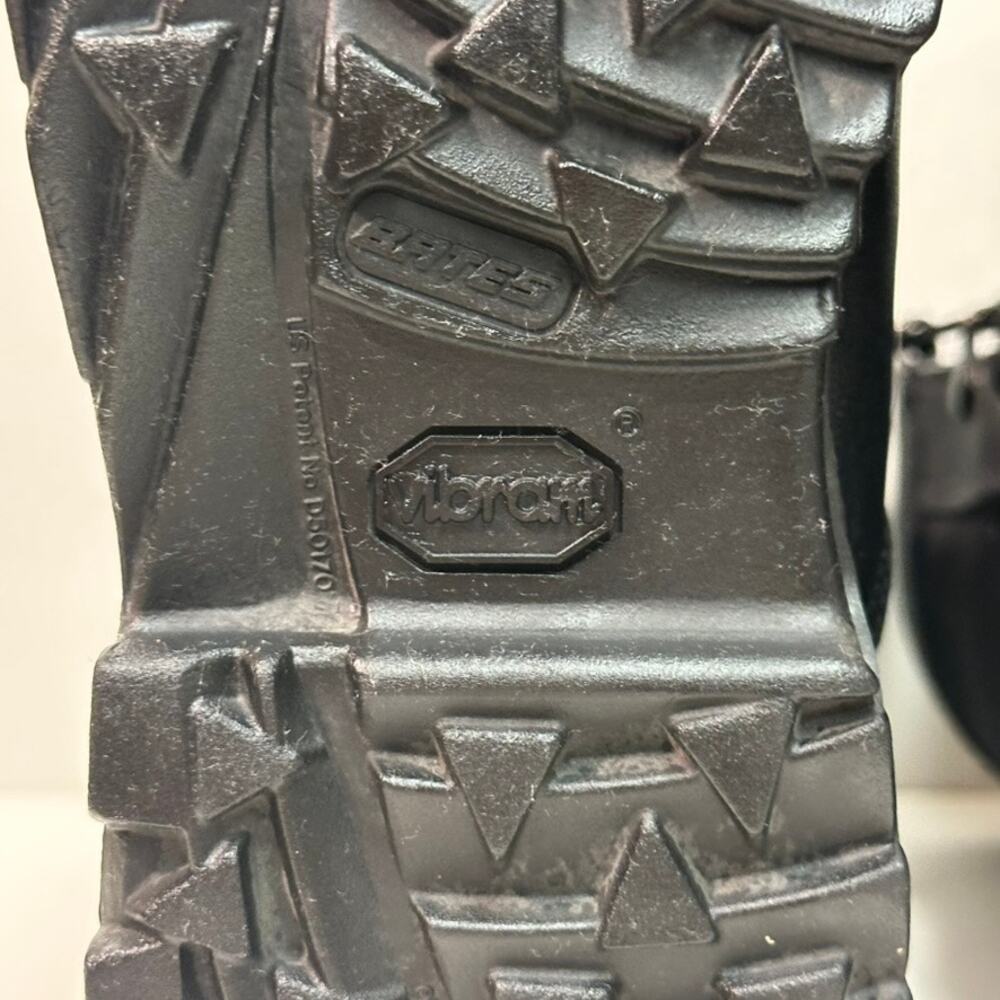 VERY GOOD Altama Wrath 8" Steel Toe Boots Triple Black Leather 7 - Picture 13 of 15